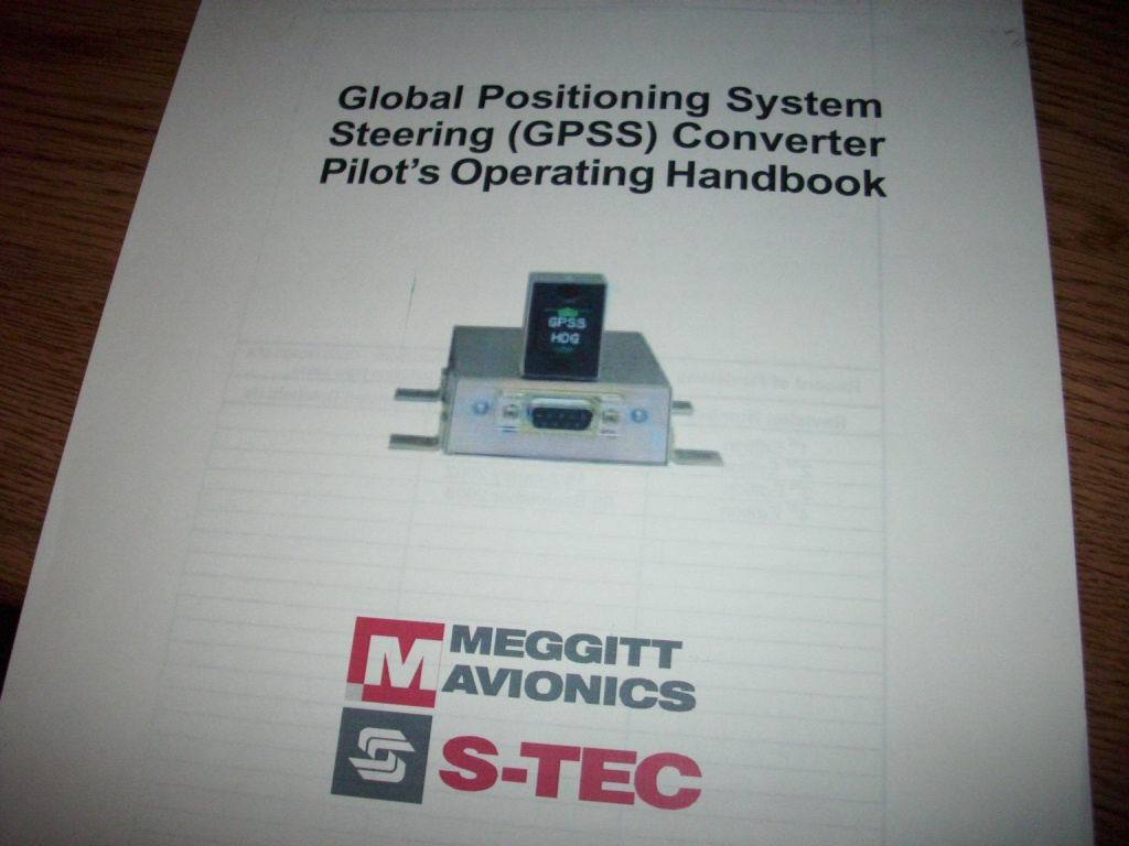 S-TEC Meggitt GPSS Steering Converter Pilot's Handbook