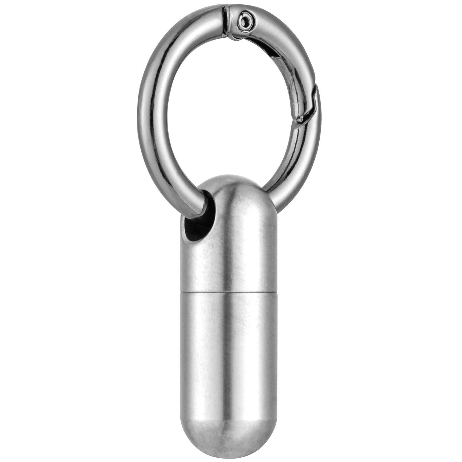 Titanium Keychain Pill Holder Small Waterproof Pill Case Container w/Conveni