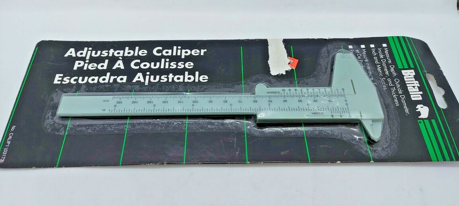 Buffalo Tools Vintage Adjustable Caliper 1996 New