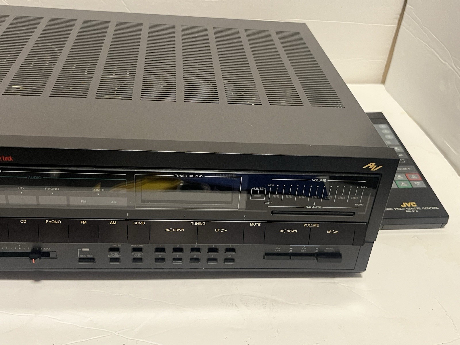 JVC R-X370V STEREO RECEIVER WITH REMOTE BUNDLE