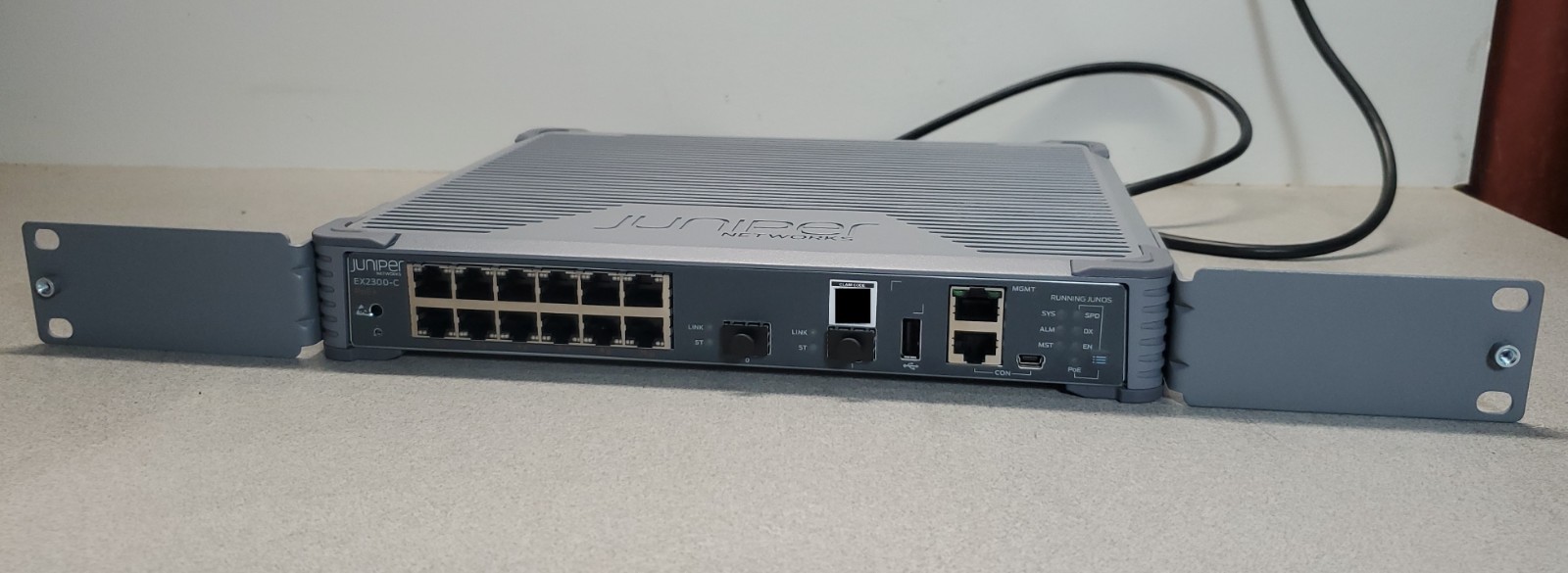 Juniper Networks EX2300-C-12P POE+ 12-Port Gigabit Ethernet Switch - Unclaimed