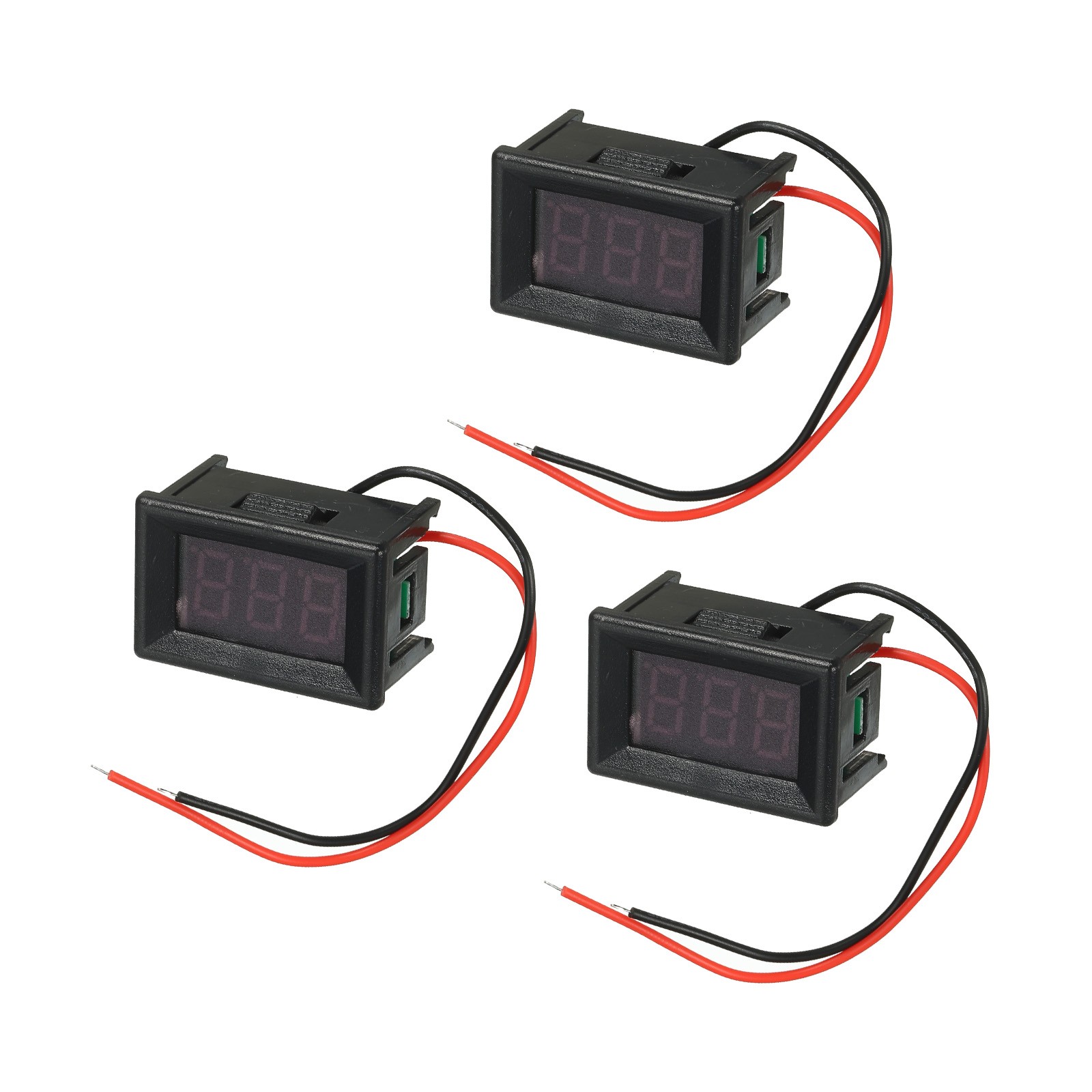 DC4.5V-30V 2-Wire LED Voltmeter for 0.36" Display Red/Blue/Green