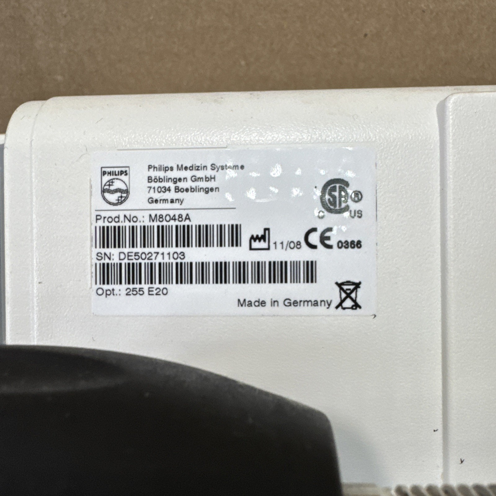 Philips M8048A IntelliVue Module FMS Rack with Pole Clamp