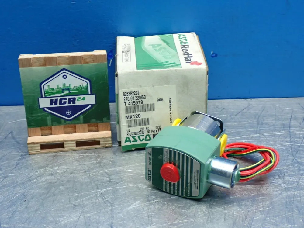 ASCO 8262G220T SOLENOID VALVE UNIT 150PSI 10251700615