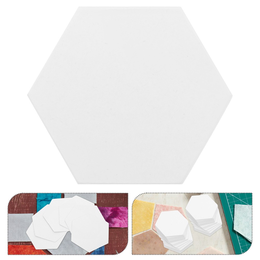 500 Pcs Diy Patchwork Paper Hexagon Quilting Crafts Geometric Template