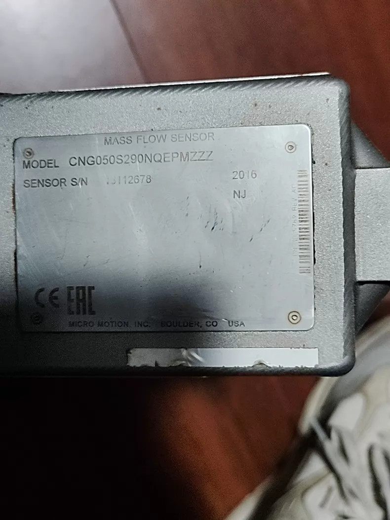 Micro Motion CNG050S290NQEPMZZZ Flow Sensor Used 1PCS