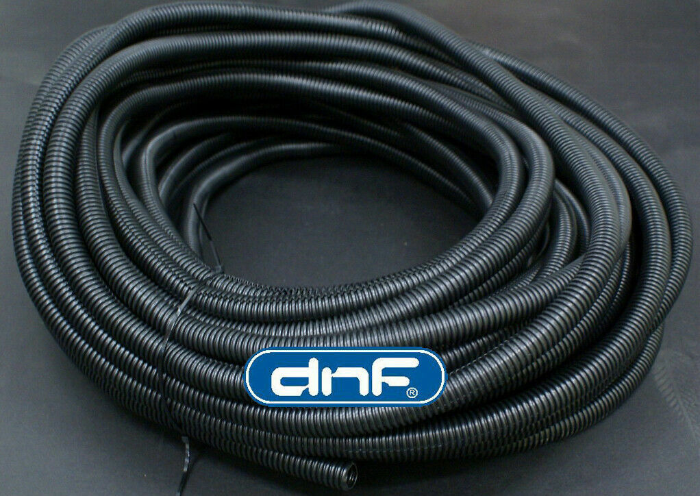 50 Ft. 1/4" Split Wire Loom Conduit Polyethylene Tubing Car Audio Installation