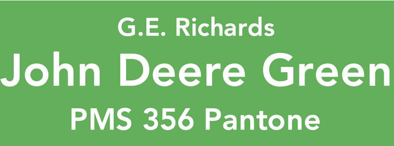 G.E. Richards Printing Ink PMS 356 Pantone John Deere Green 8 oz. can