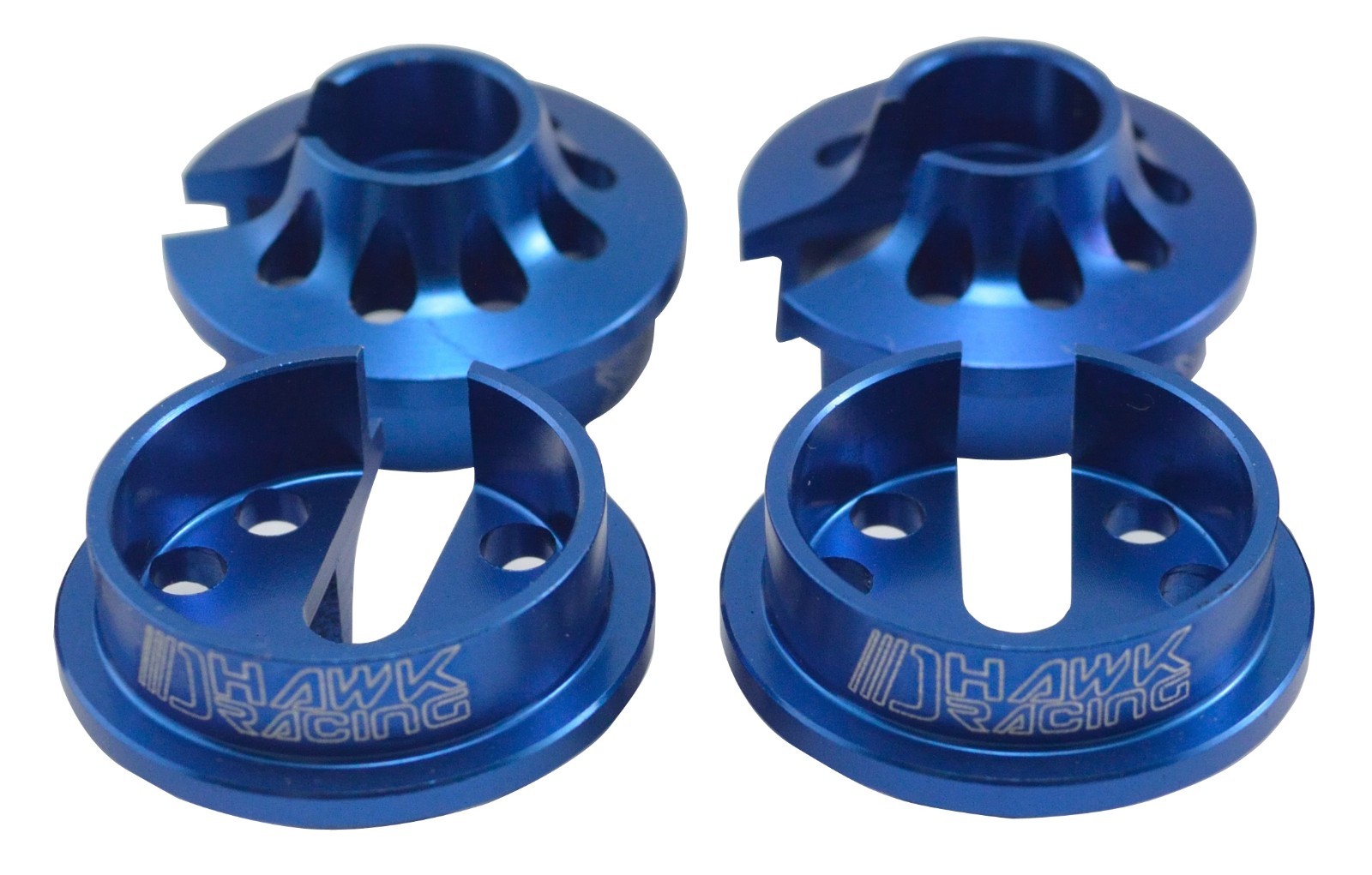 Aluminum Shock Spring Caps For Associated RC8 89354 Dhawk Racing