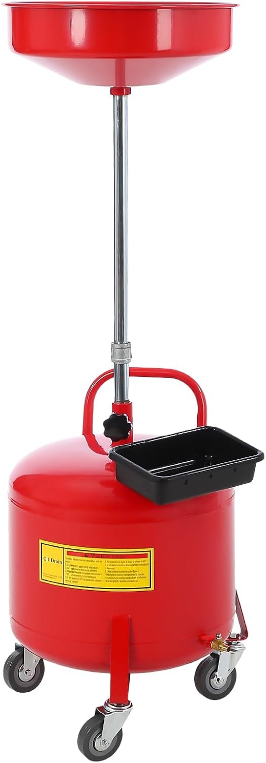 8 Gallon Waste Oil Drain Tank Air Operated Drainer Oil Change Tank Oil Drain