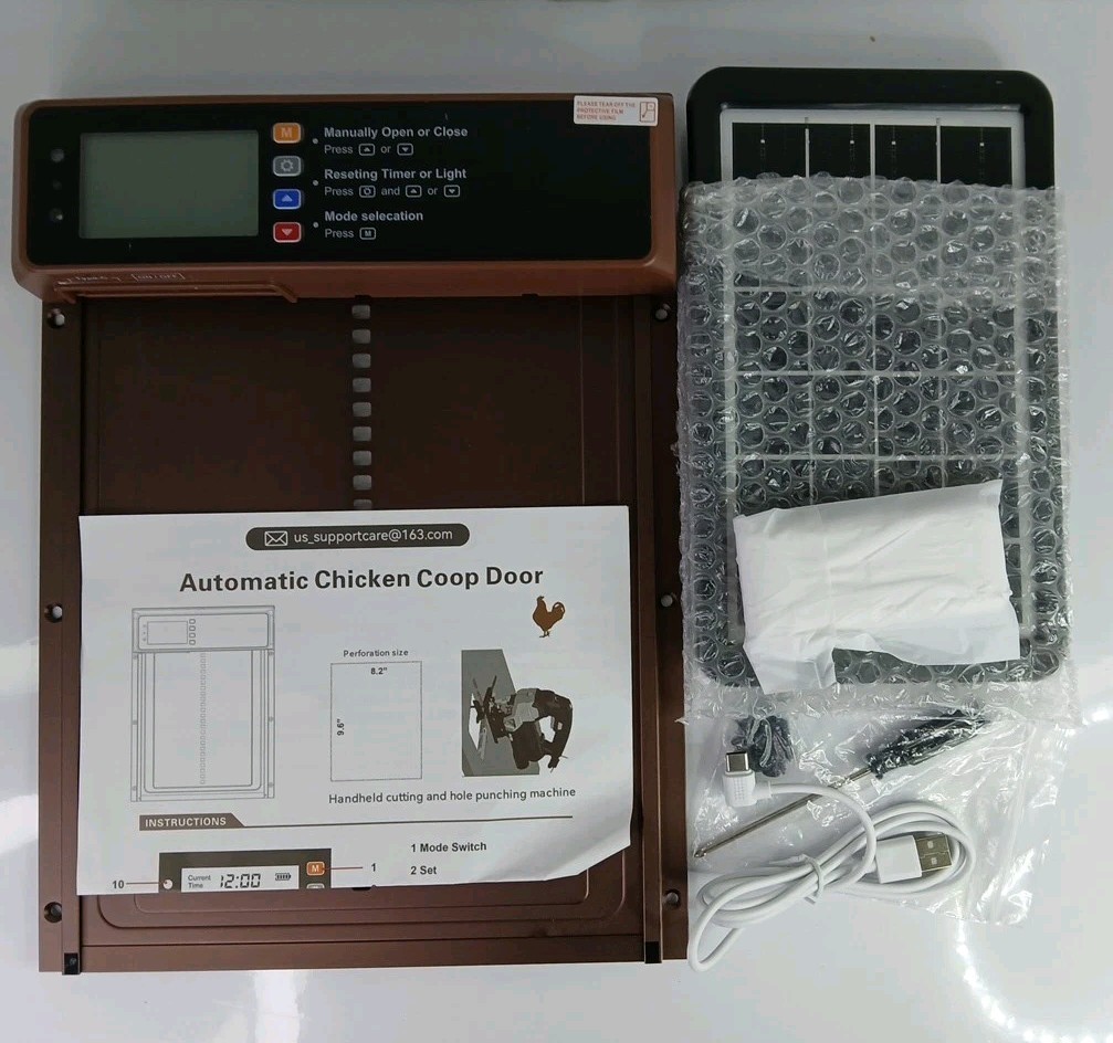 Automatic Chicken Coop Door Solar Powered