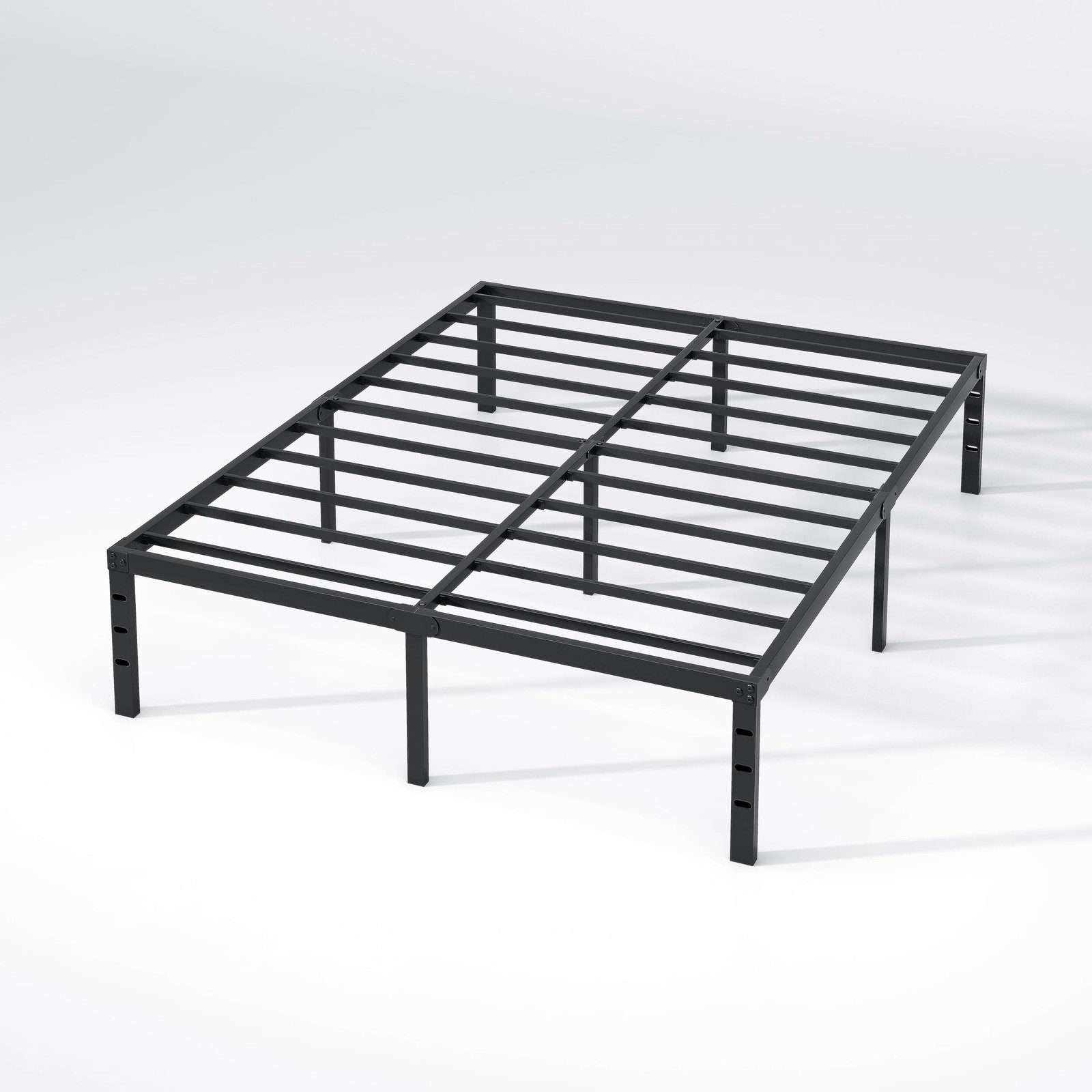 Metal Bed Frame,Queen Size Bed Frame with Storage Space,Heavy Duty Sturdy Mat...