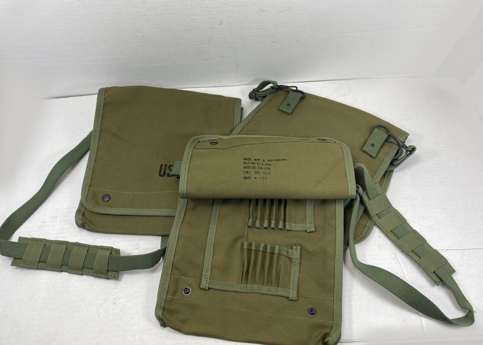 US Olive Drab Map Case/Shoulder Bag