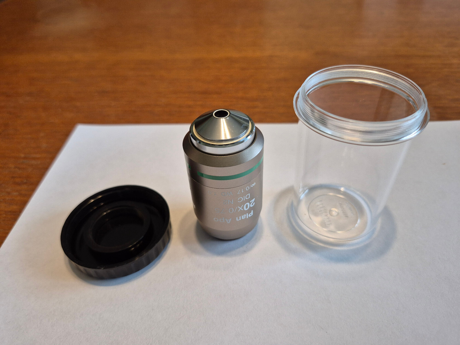 Nikon 20x Plan Apo CFI DIC N microscope objective N2 inf/0.17 NA = 0.75 MRD00201
