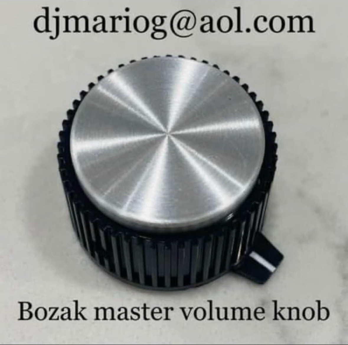 Error on listing 1 pc Bozak Mixer Large Volume Knob