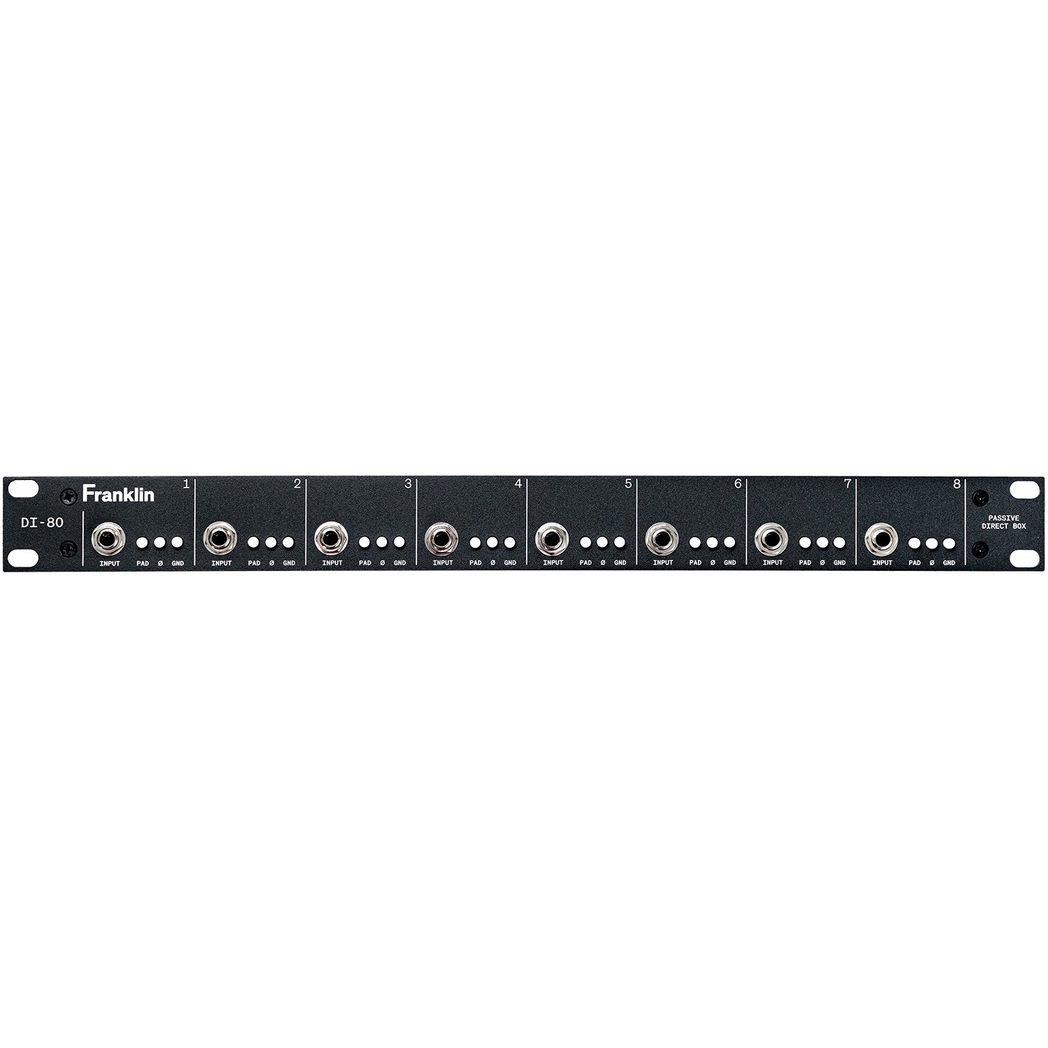 Franklin Audio DI-80 8-Channel Passive Transformer Direct Box