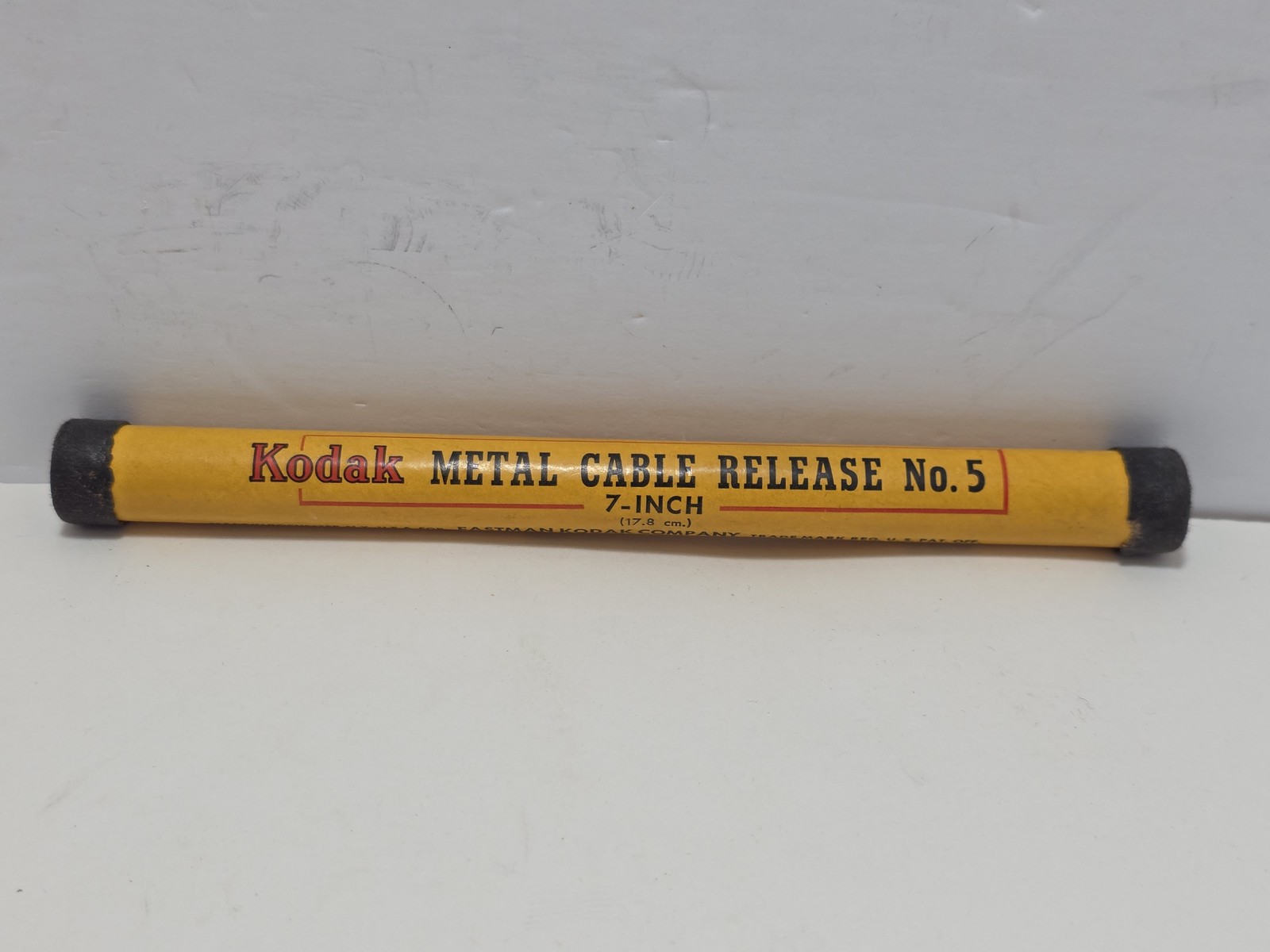 Vintage Kodak Metal Cable Release No. 5 - 7 Inch (17.8 cm) Mechanical Shutter