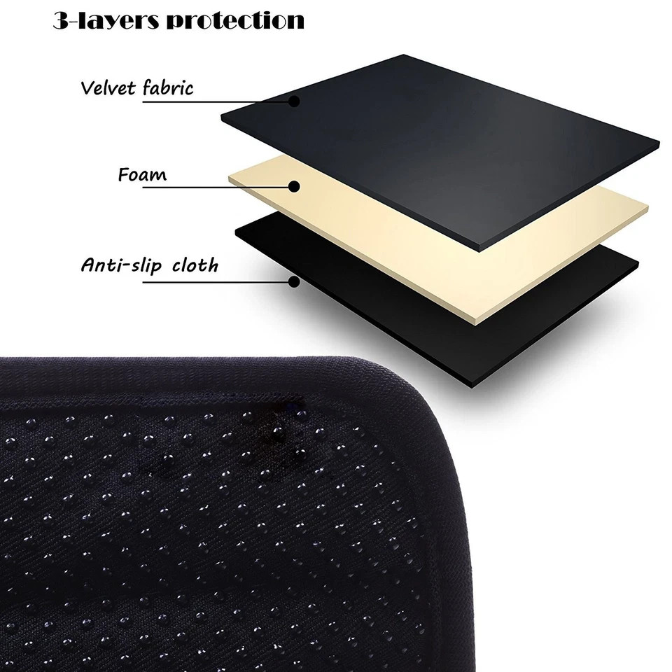 2 Pieces Home Office Polyester Removable Durable Machine Washable Offic...