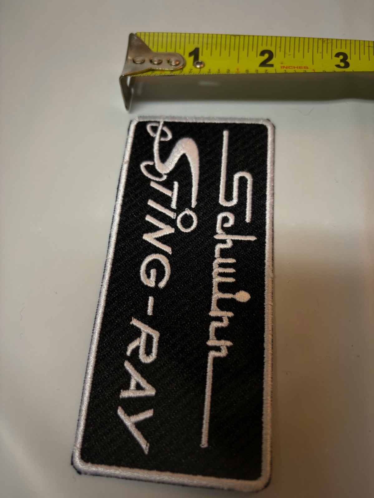 STINGRAY PATCH. SCHWINN SEW ON OR IRON ON ICONIC BICYCLE PATCH NEW CONDITION
