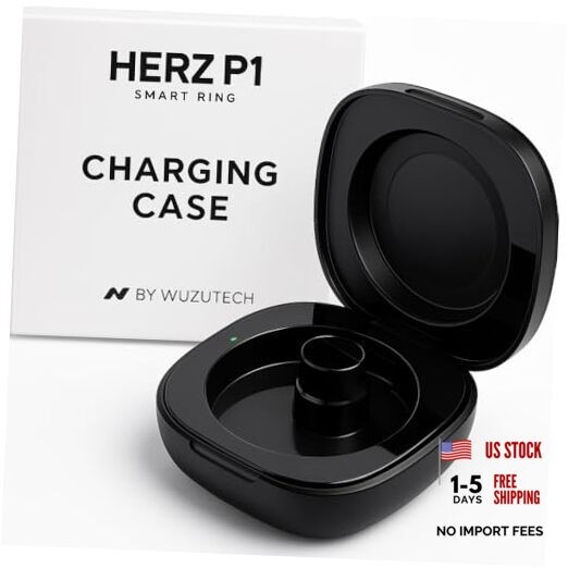 Herz P1 Rapid Charging Case - Smart Ring Portable Charging Case with 200 mAh