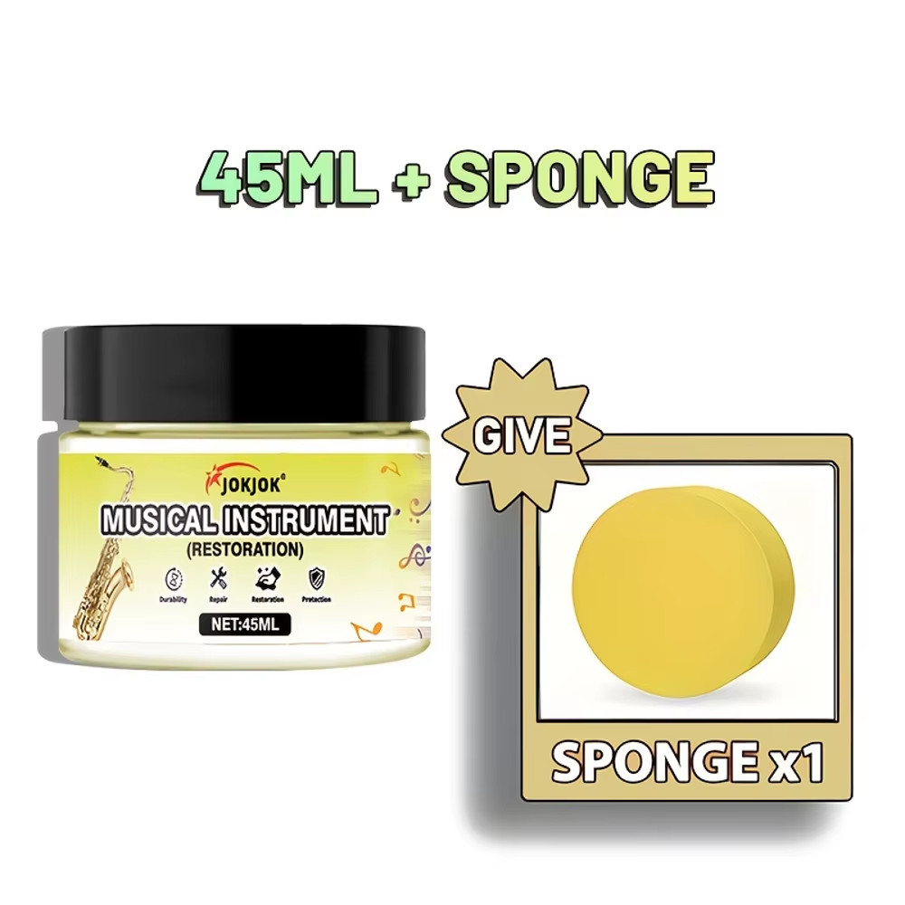 Professional Grade Musical Instrument Polishing Paste - Metal Renovation Cream,
