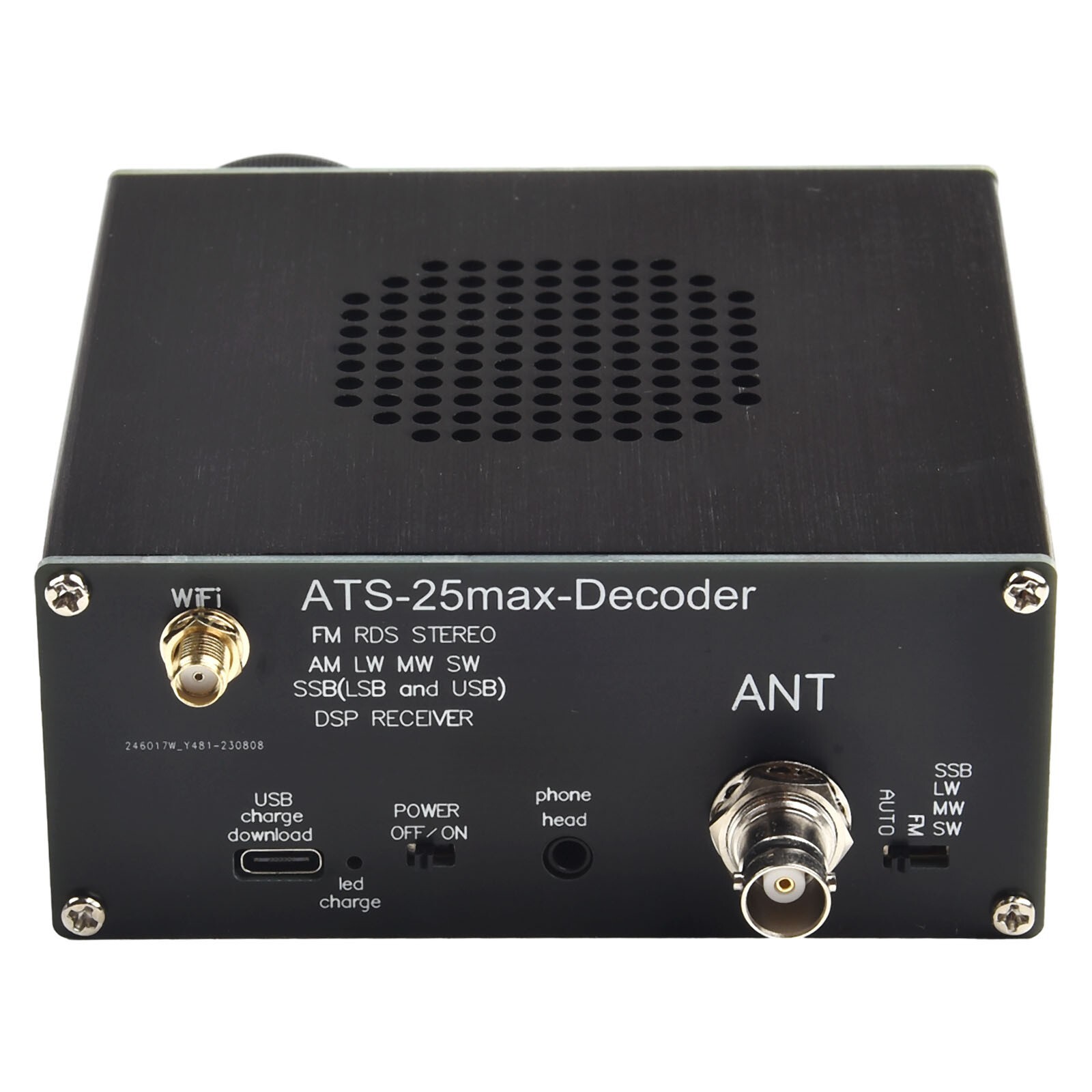 ATS-25max-Decoder Si4732A10 Full-Ba N D Receiver Support CW RTTY FT8 FT4 SW for