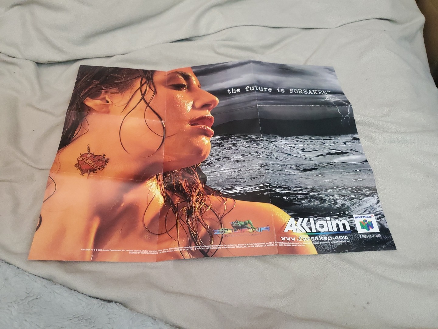 Forsaken (Nintendo 64 N64) P-NUS-NFOE-USA Poster Only