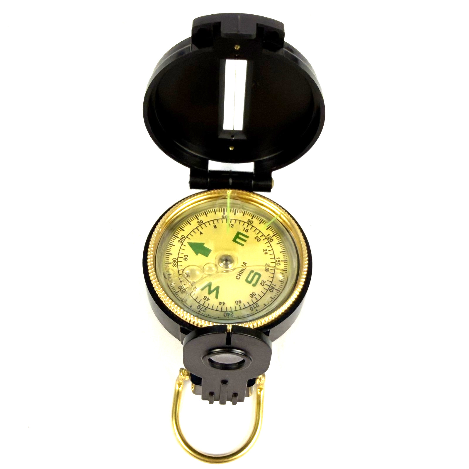 VTG Engineer Lensatic Compass Directional Hiking Navigation