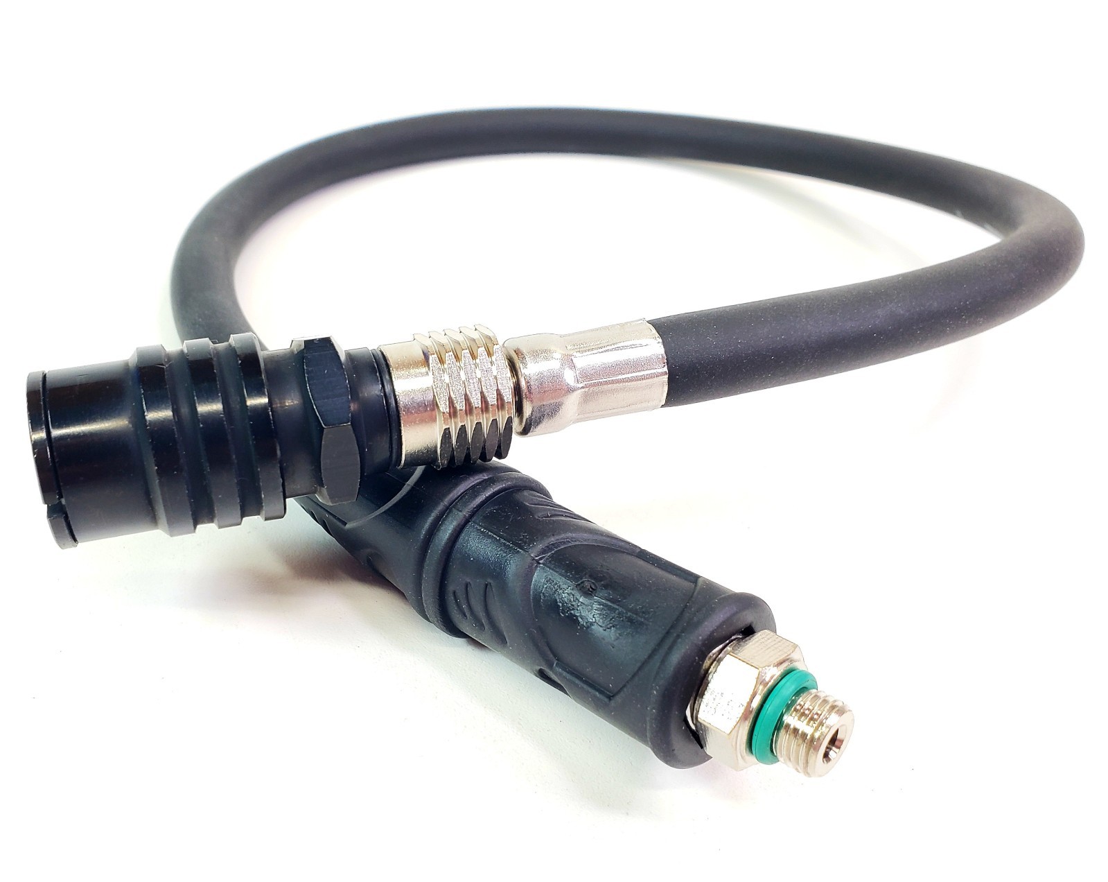 Atomic SS1 Scuba BCD Octo Inflator QD Quick Disconnect Regulator Hose 27"