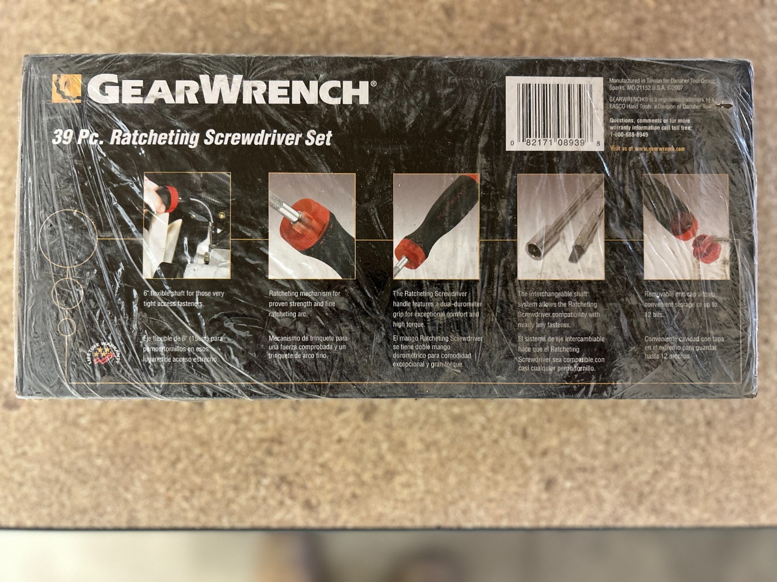 Gearwrench 39 Pc. Ratcheting Screwdriver Set 8939