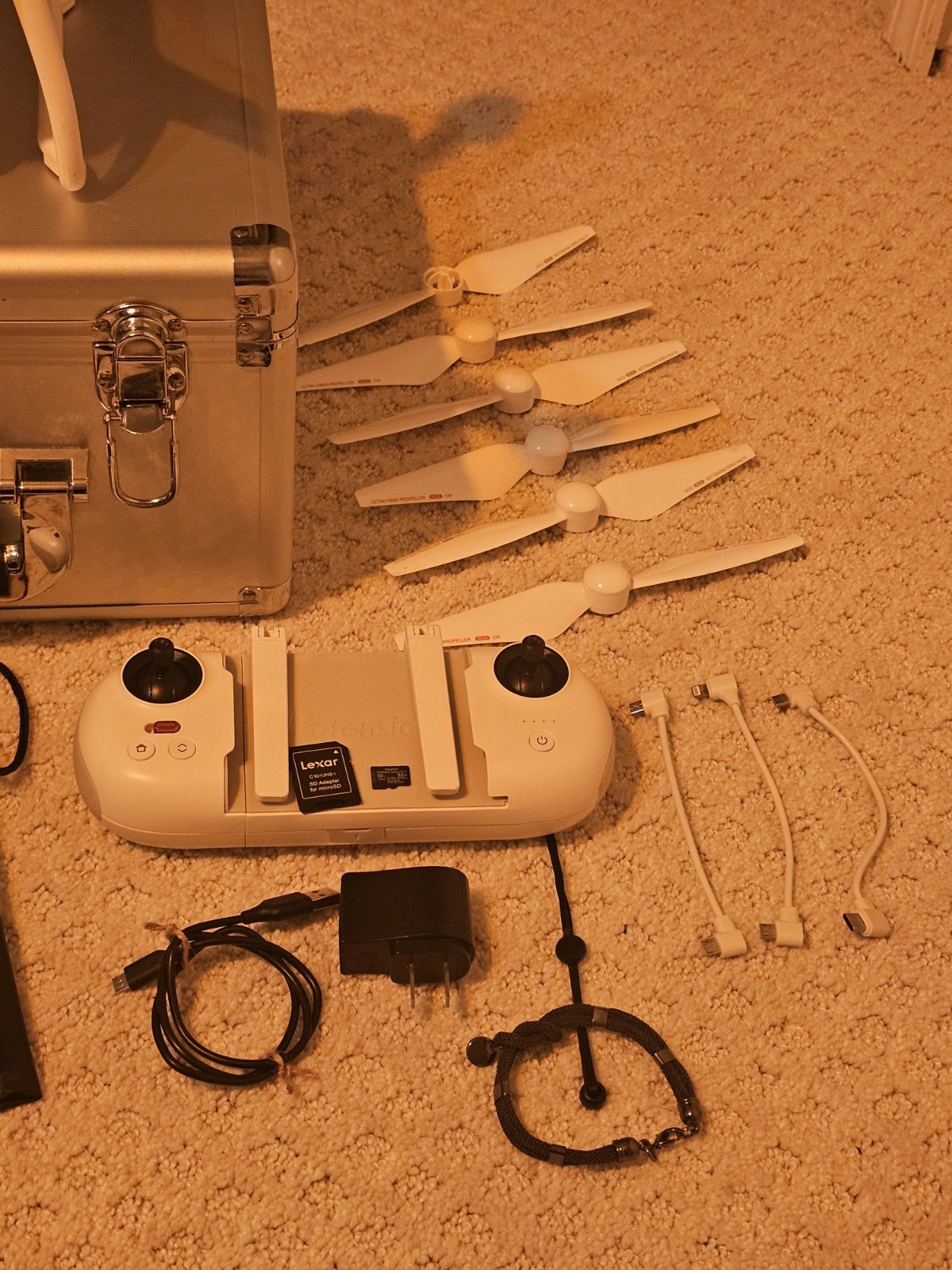 Potensic Ready to Fly Camera Drone Kit with Remote, Case, Propellers, Batteries