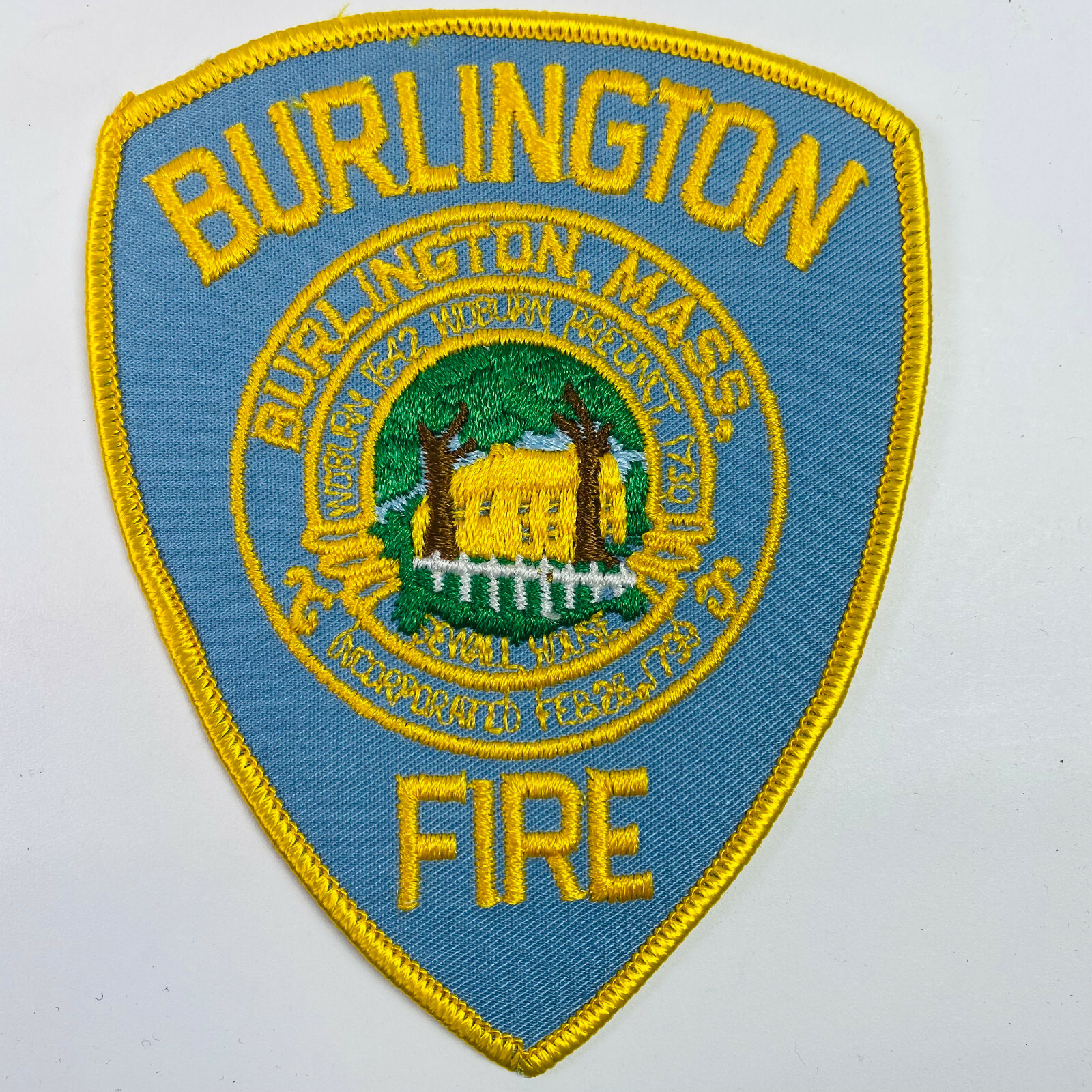 Burlington Fire Massachusetts MA Patch O6
