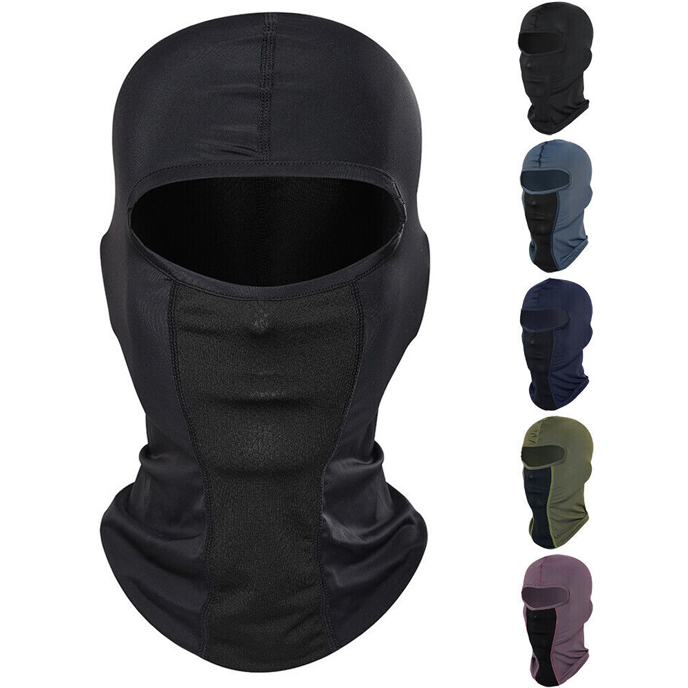 Breathable Balaclava Full Face Mask UV Sun Protection Helmet Liner for Men Women