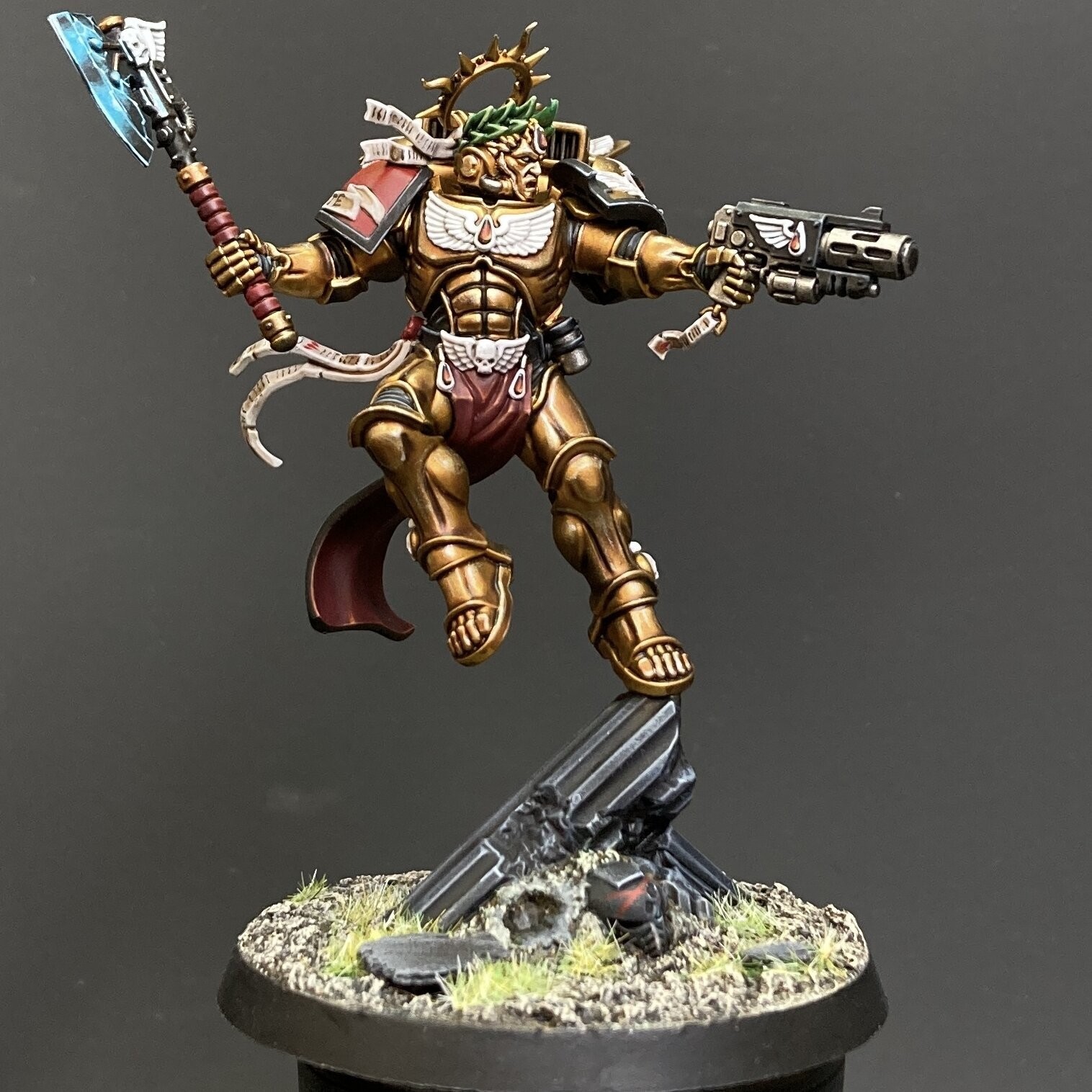 Pro Painted Blood Angels Commander Dante Warhammer 40k Space Marines Commission