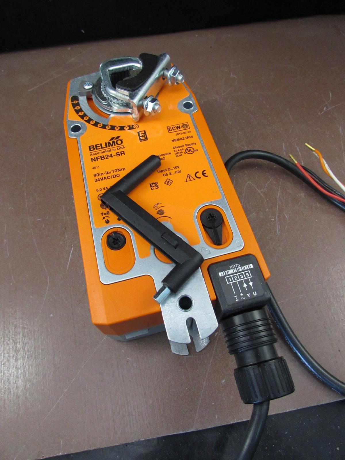 Belimo NFB24-SR Spring Return Damper Actuator 24V 90 in-lb Modulating