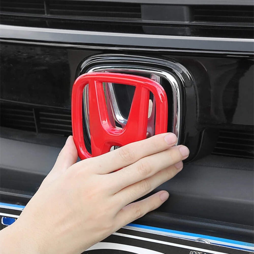 2 pcs Car Front Grille Trunk Emblem For Honda Civic Accord 8th 9th 9.5th 10th ge