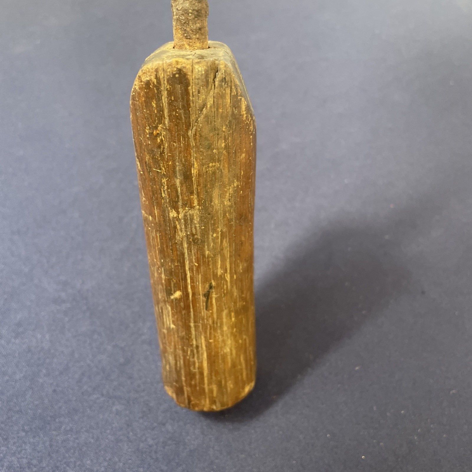 LARGE OLD ANTIQUE COPPER SOLDERING IRON