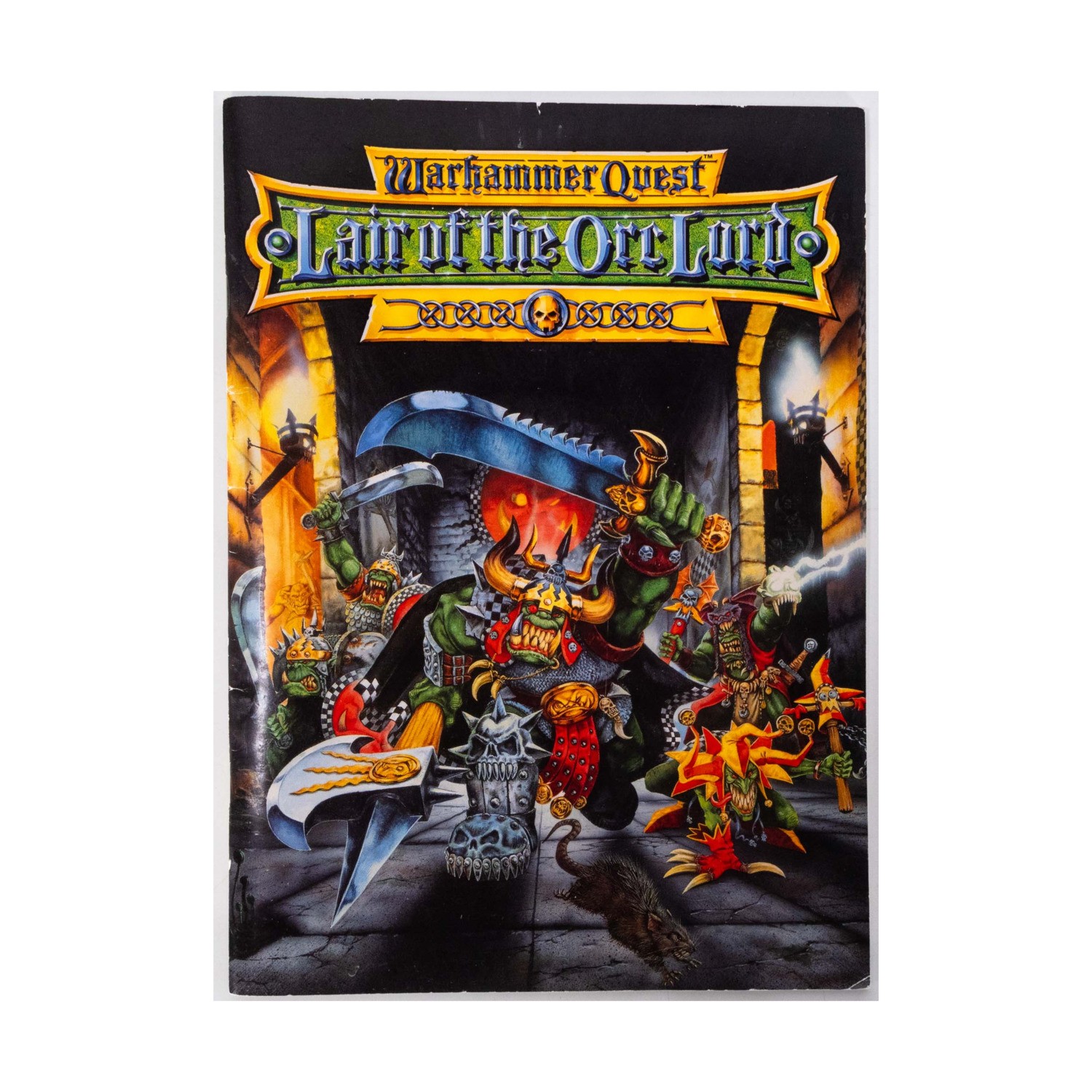 GW Warhammer Quest Lair of the Orc Lord - Rulebook Only! VG+