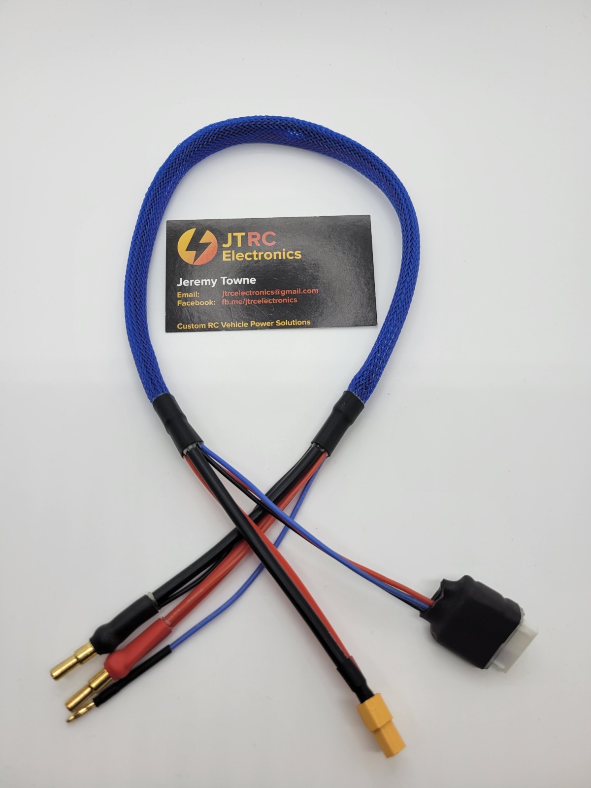 RC Lipo Battery Charge Lead 5mm XT90 Hi Amp 10Awg 24" wire