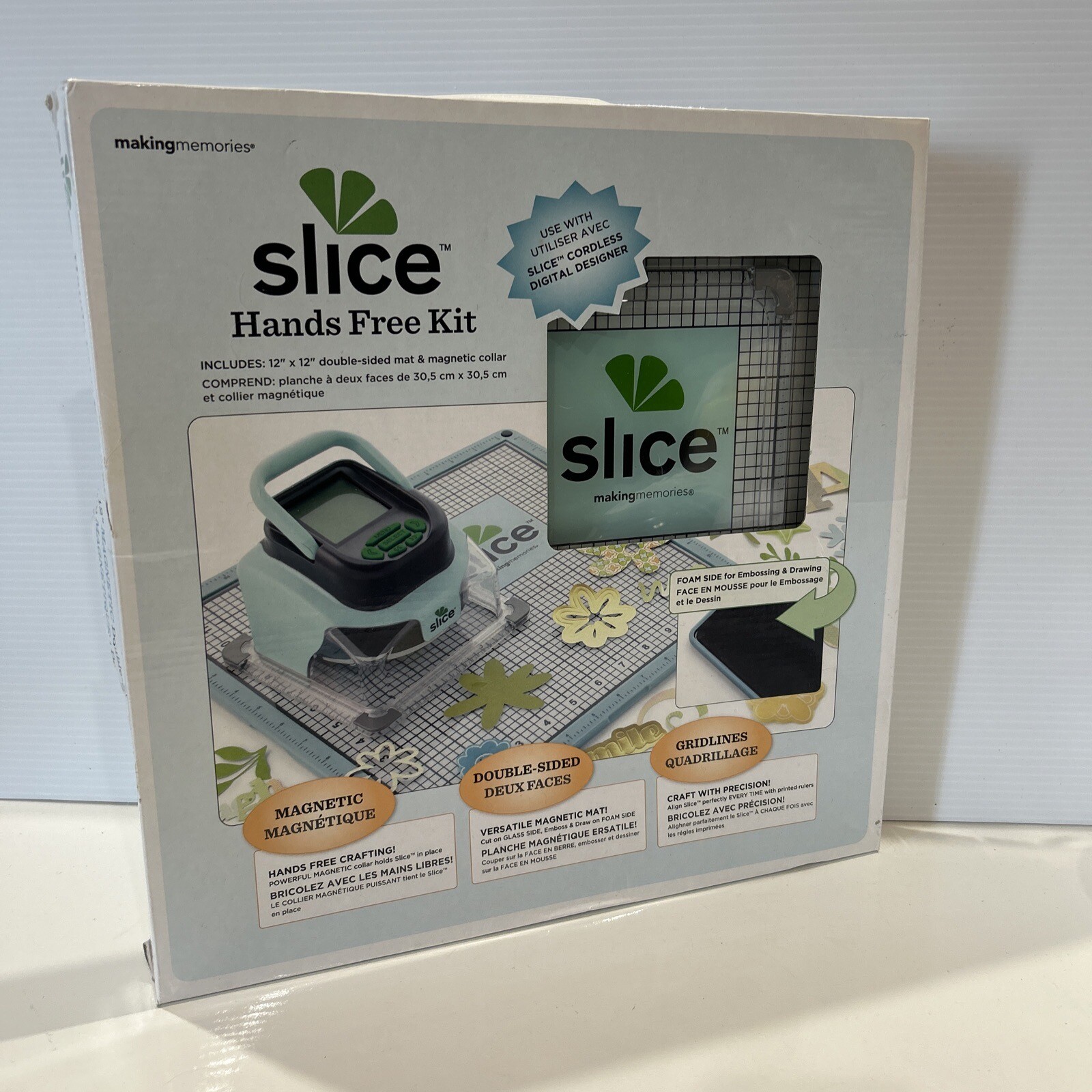 Slice Hands Free Kit Making Memories 12 x 12 Double Sided Mat Crafting Cutting