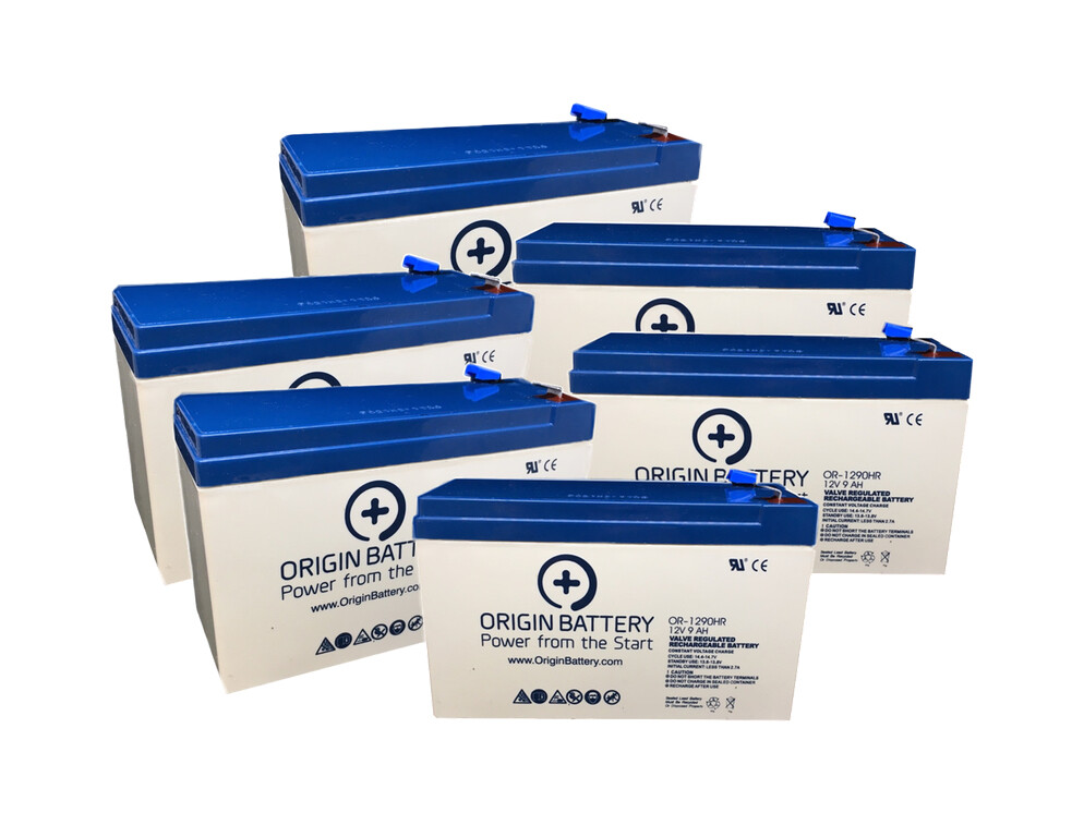 Tripp Lite SUINT3000RTXL2U Battery Kit - 6 Pack 12V 9AH High-Rate Discharge