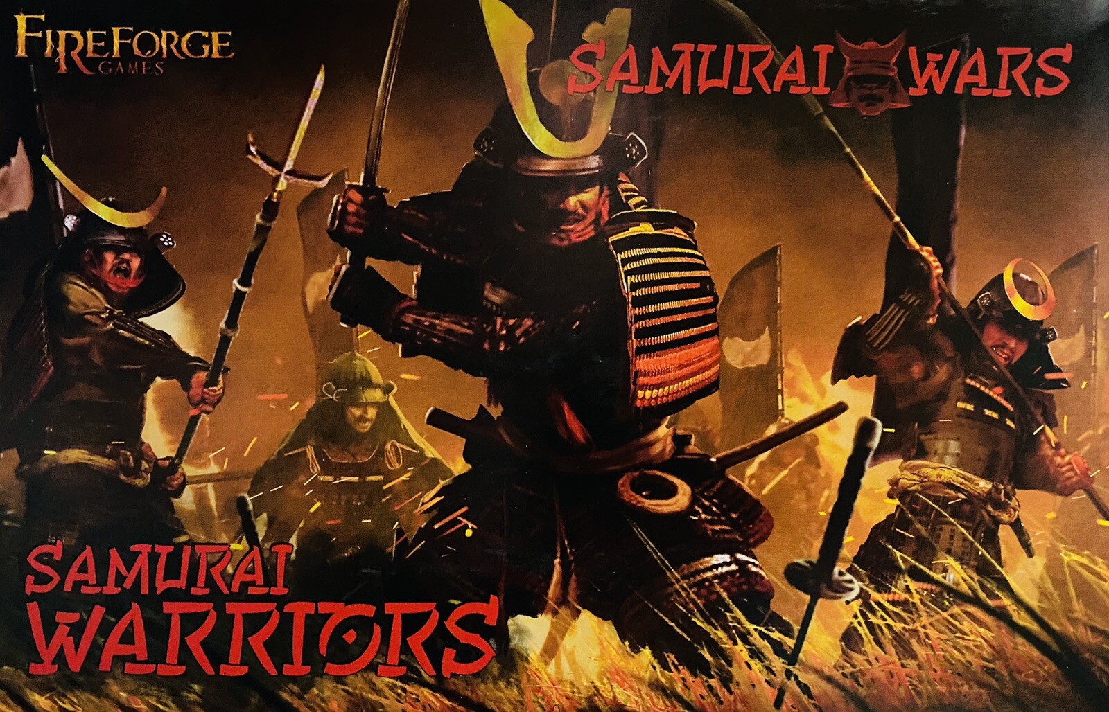 Samurai Wars Samurai Warriors NEW • 2 Sprues • 6 Minis • Fireforge Games