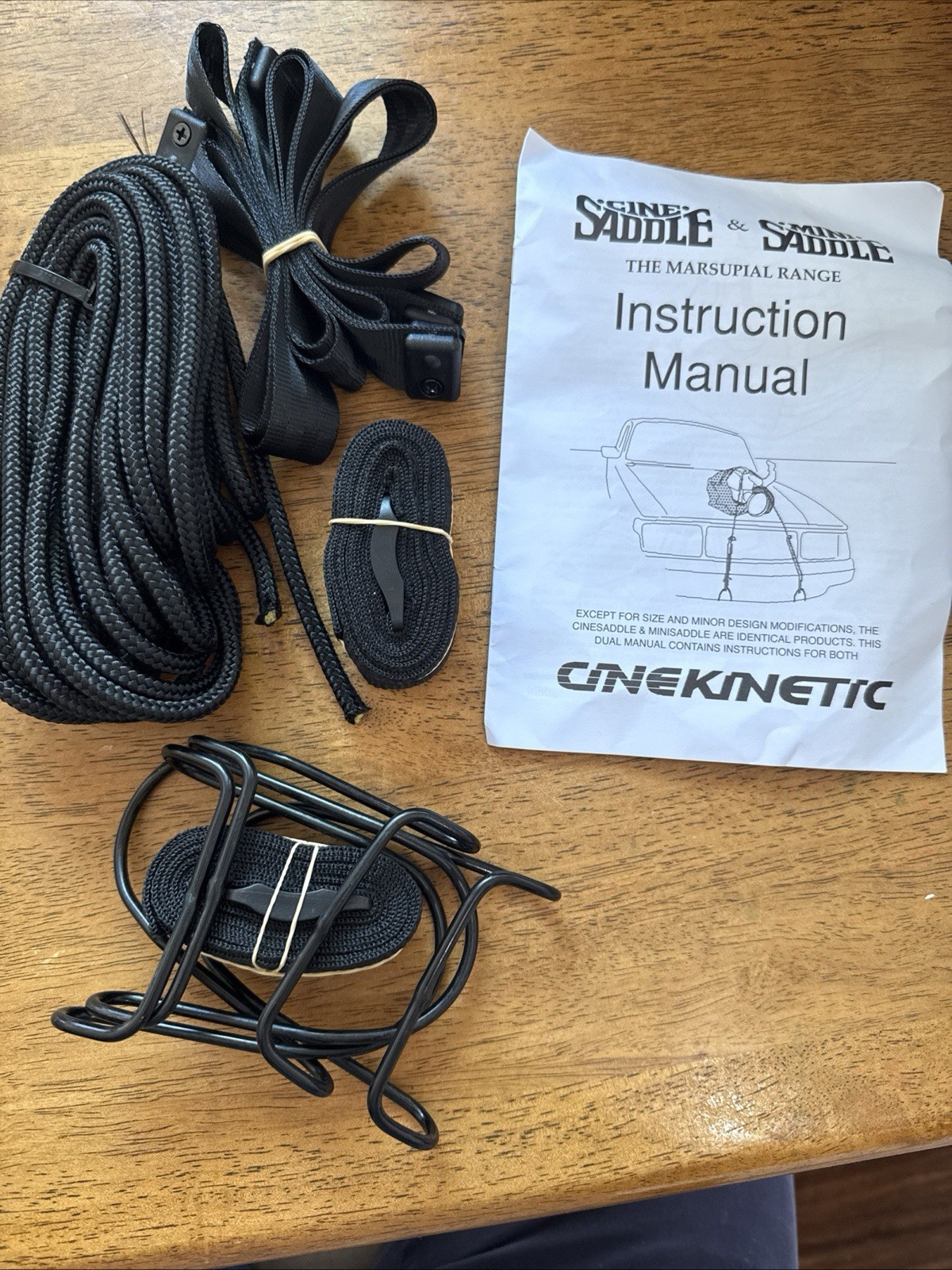 Cinesaddle Mounting Kit (comes with stirrups, anchors, straps, rope)
