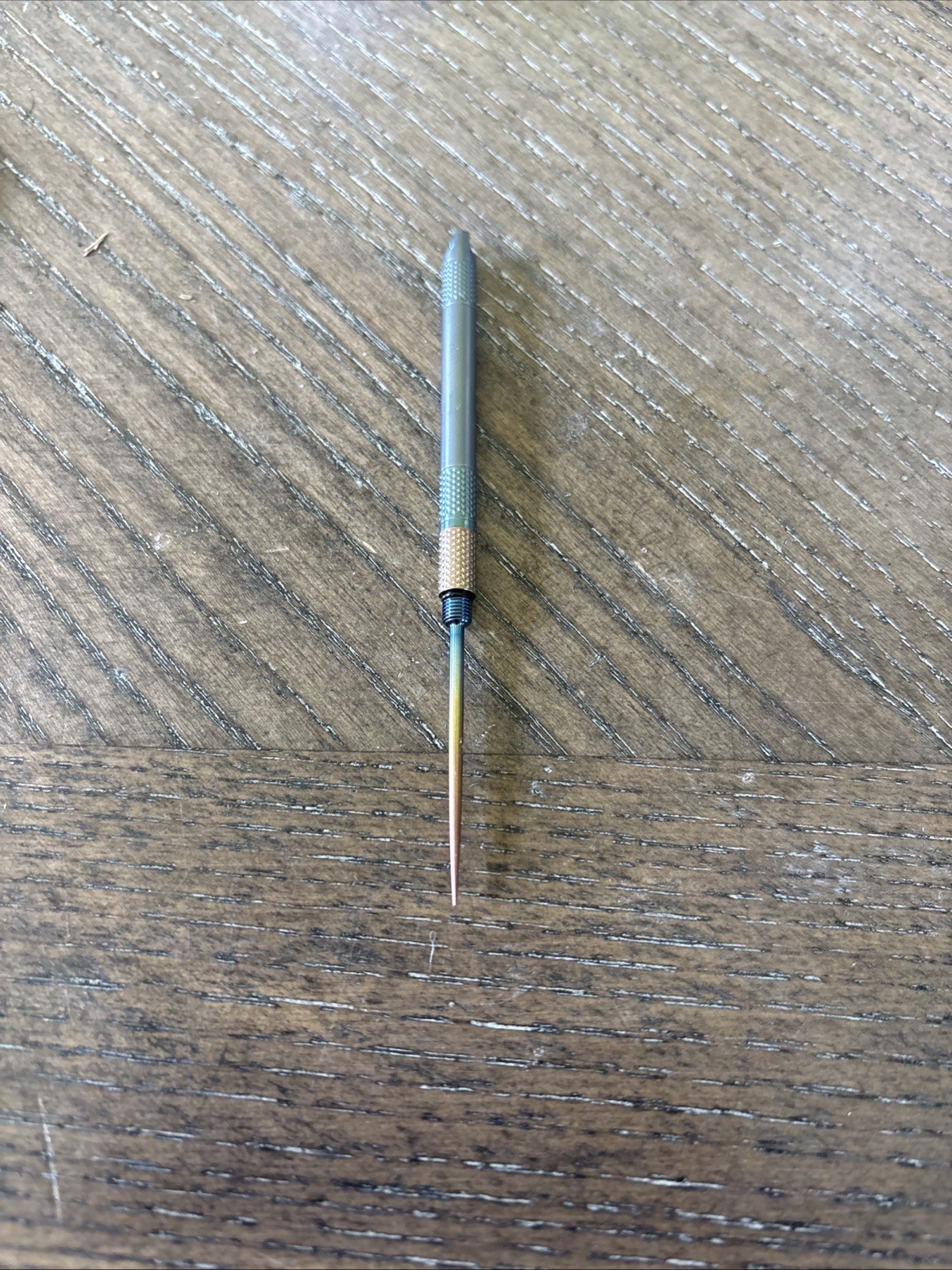 Maratac Titanium Ti Picky Concealed Toothpick O-Rings Blue - Rainbow Anodization