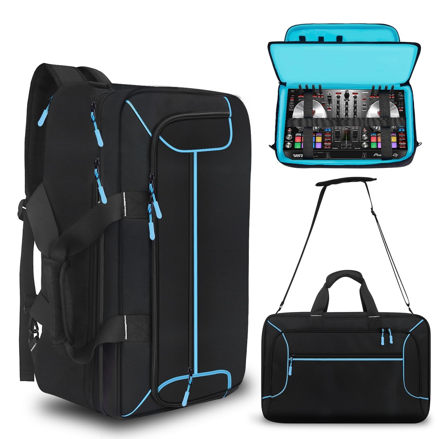 DJ Controller Case for DDJ-FLX4/DDJ 200/DDJ 400/DDJ REV1/DDJ SB3/DDJ 202, DJ ...