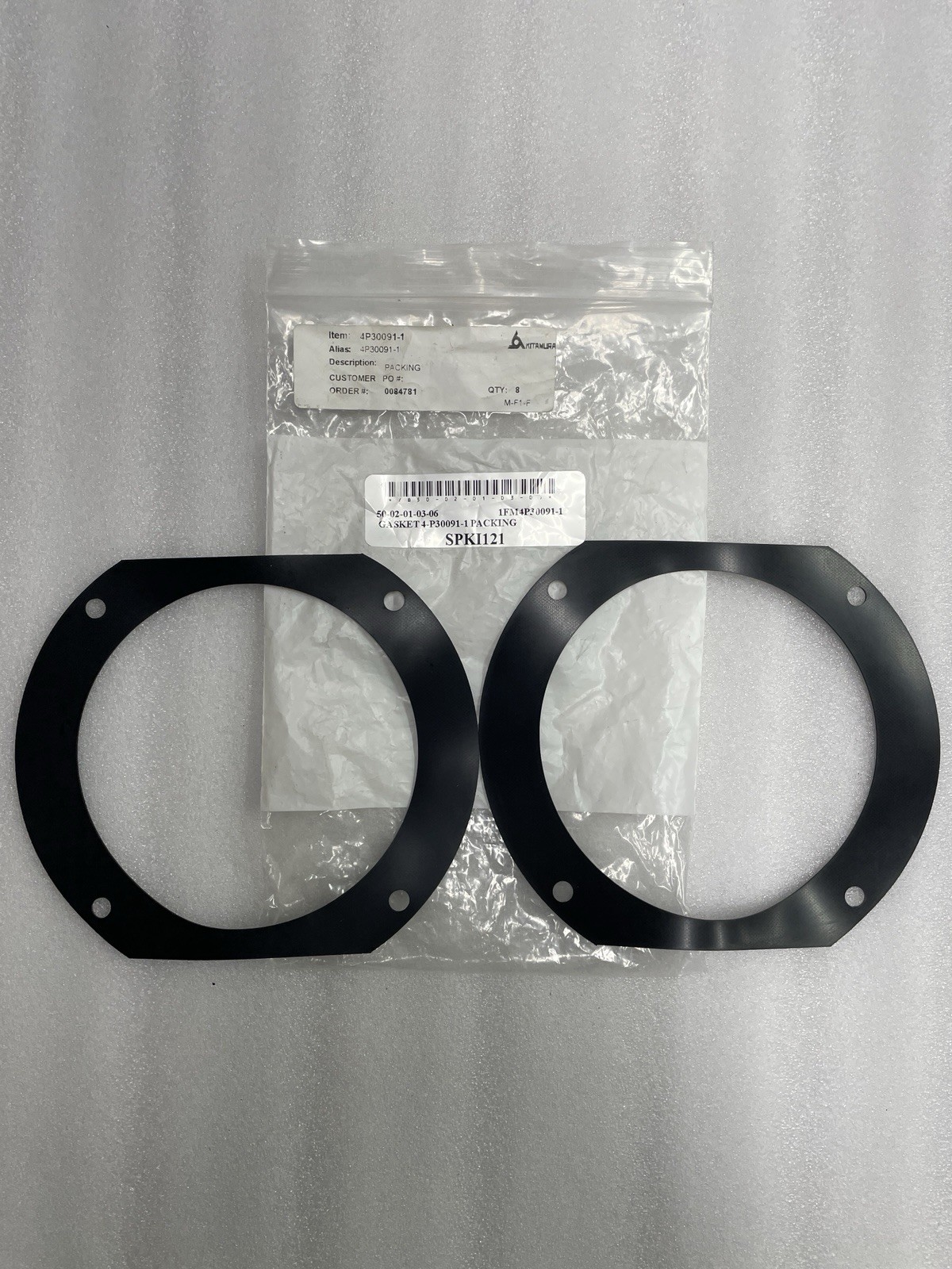 (2 Pcs) New Kitamura OEM Packing Gaskets 4P30091-1 SPKI121 CNC Parts