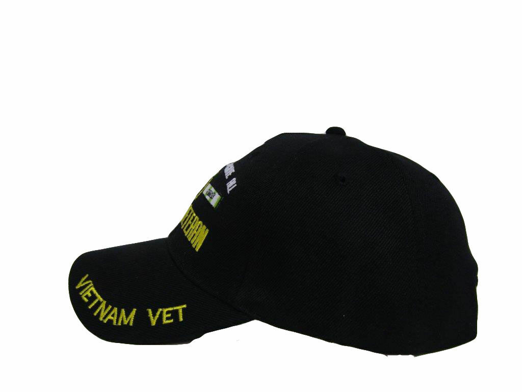 NEW! ALL GAVE SOME, 58479 GAVE ALL VIETNAM VETERAN BALL CAP HAT BLACK