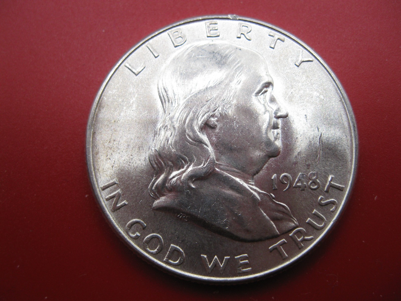 1948 Franklin Half Dollar Ch/Gem BU! with FBL! Very Nice!