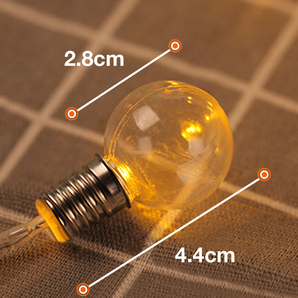 US Solar Powered LED String Light Garden Path Yard Decor Lamp Outdoor Waterproof