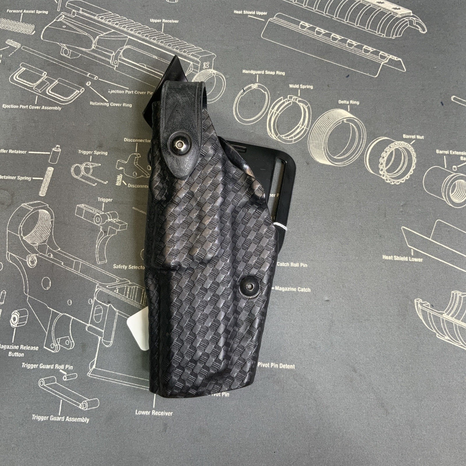 Safariland Basketweave Duty Holster 6360-419 LEFT S&W M&P 45